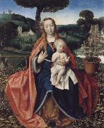 Jan provoost THe Virgin and Child in a Landscape oil painting artist